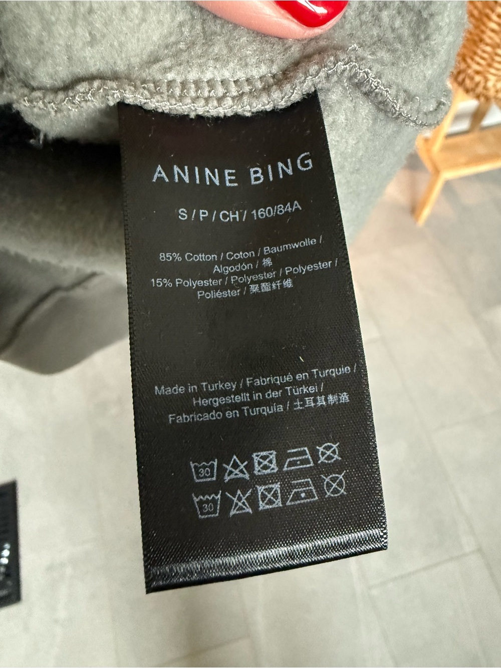 Anine Bing Oversized Crewneck Sweatshirt - Picture 7 of 9